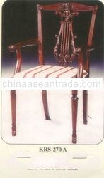 Lyre Carver Mahogany Indoor Furniture.