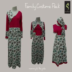 Moslem Family Celebration Costume