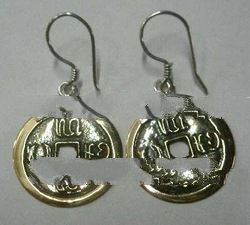 Balinese Coin Earrings