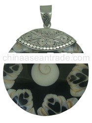 Fancy Shell Pendent Sterling Silver pendent