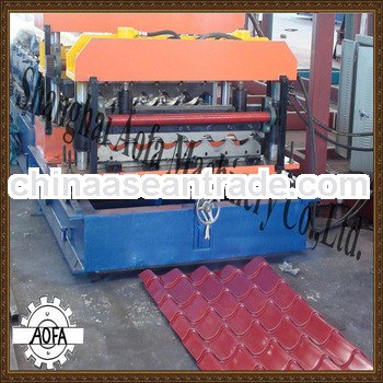 glazed roof tile making roll forming machine