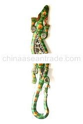 Painted Gecko Wall Hanging