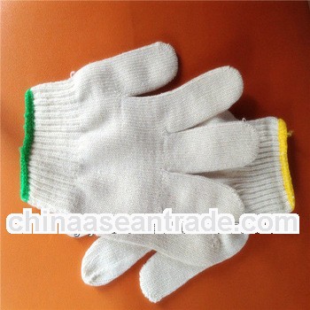 good cotton knitted safety gloves