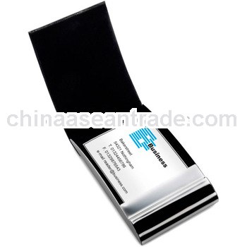 good for mens promotional gifts special custom design with logo handmade pu leather & metal curv