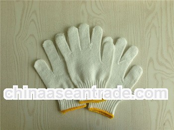 good safety cotton white work gloves