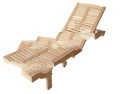 Teak Sun Lounger code ONL 009 for outdoor