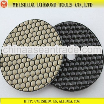 granite polishing tools 4 inch dry polishing pads marble use