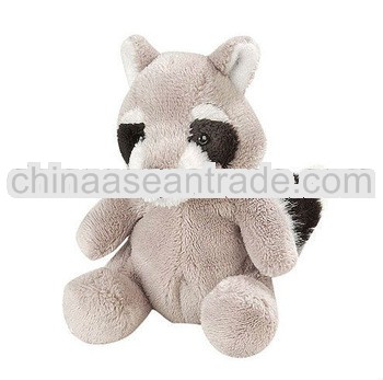 gray hot selling plush toy raccoon