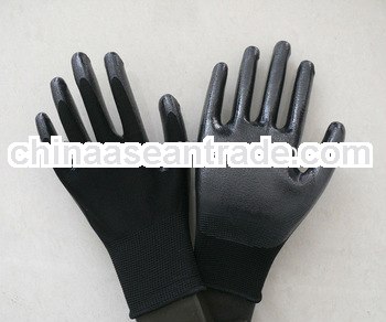 gray nylon nitrile coated glove