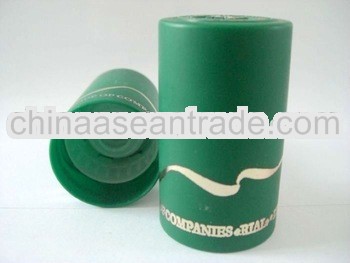 green plastic caps for wine,vodka, whiskey bottles in all colors