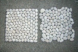 White Pebble Mosaic