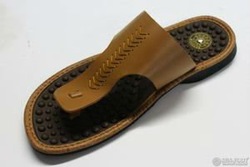 Genuine Leather Massage Sandal
