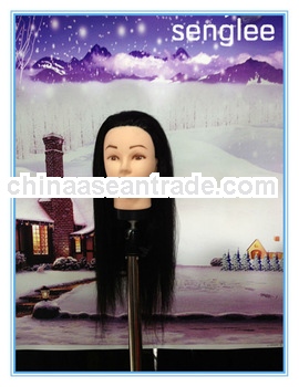 guangzhou china professional hair salon 18 inch female mannequin with hair supplier