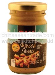 MINCED GINGER IN GLASS JAR