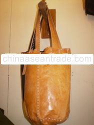 leather handbag