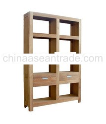 Teak Minimalist Bookcase