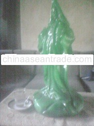 jade statue of the goddess kwan im