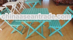 wooden garden set