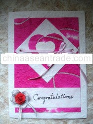 Handmade wedding cards