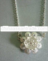 silver necklace