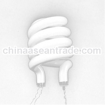 half spiral 12mm 4.5T tri-color 6500K 6000H 16W CFL tube