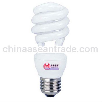 half spiral energy saving lamp