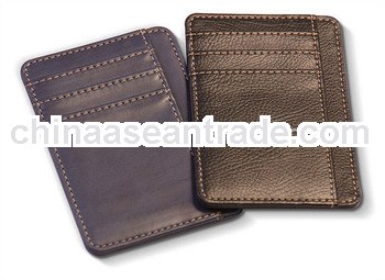 handmade Christmas promotional leather business card case