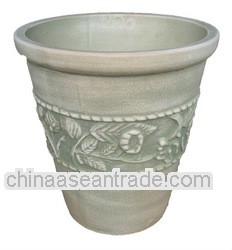 Antique Finish Terracotta Ceramic Planters - washed Terracotta pot