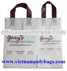 single loop plastic poly bag made in 