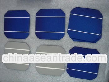 high efficiency 125mm*125mm photovaltic mono solar cell for DIY panel kit