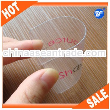 high grade PVC Transparent card