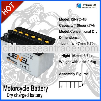 high performance Dry-charged Scooter Batteries china