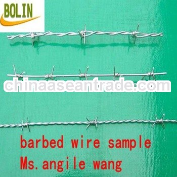 high quality anti-corrosion cheap barbed wire(factory.30 years experiences)