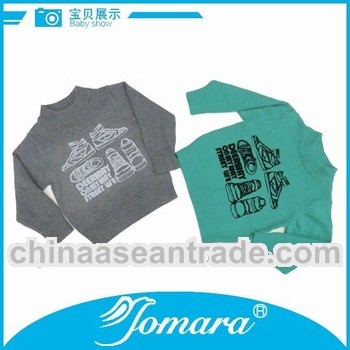 high quality kids pullover sweater,round neck sweater for boys