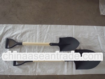 high quality wooden handle agriculture shovels
