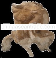 Handicraft of Teak Wood