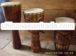 Polished Tiki Solid Wood Drum