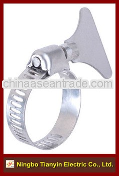 hose clamp with thumb screw