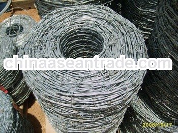 hot dipped galvanized barbed wire(manufacture)