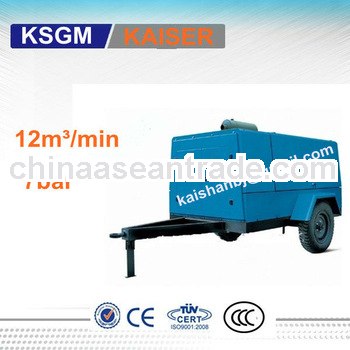 hot sale Kaiser SPC-12/7 portable drill machine heavy duty air compressor(424cfm,203 psi,125 hp)