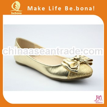 hot sale custom made dress shoes gold with glitter