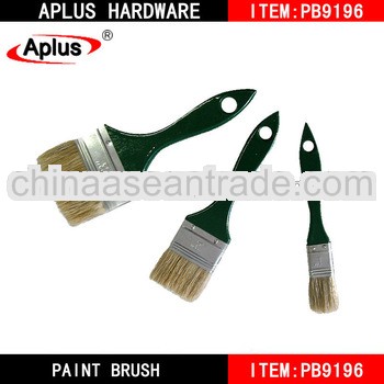 hot sale flat sash brush wood handle with a hole