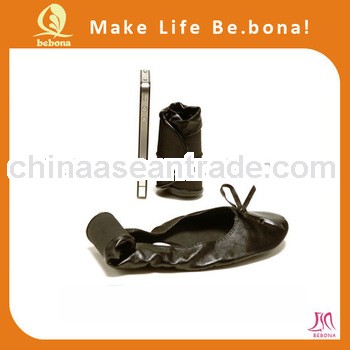 hot sale nice gift foldable shoes folding ballerina