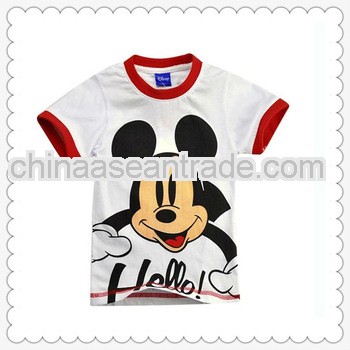 hot sales!the short sleeve with cartoon printed tshirts manufactures china
