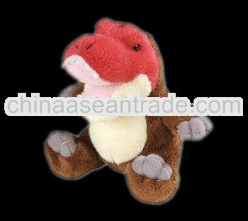 hot selling brown child toy plush toy dinosaur