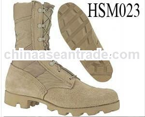 hot weather tan color high ankle Panama rubber sole jungle desert boots