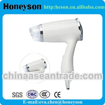 hotel hospitality equipment 1200W black hair dryer folding for guest room