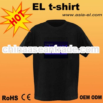 hotsale over 500 style custom led tshirt led t-shirt,led panel shirts