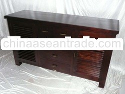 Teak Indoor Furniture Teak Minimalist Cabinet Teak Minimalist Side Board Teak Wood Home Furniture So