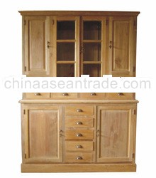 TEAK MINIMALIST VITRINE CABINET